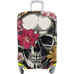 Skull Flowers American Native Dream Catcher Legend Luggage Cover (large) by Bedest