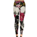 Skull Flowers American Native Dream Catcher Legend Inside Out Leggings View2