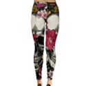 Skull Flowers American Native Dream Catcher Legend Inside Out Leggings View4