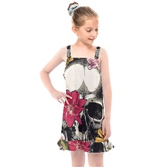 Skull Flowers American Native Dream Catcher Legend Kids  Overall Dress by Bedest