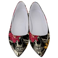 Skull Flowers American Native Dream Catcher Legend Women s Low Heels by Bedest