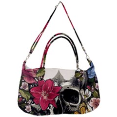 Skull Flowers American Native Dream Catcher Legend Removable Strap Handbag by Bedest