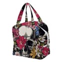 Skull Flowers American Native Dream Catcher Legend Boxy Hand Bag View2