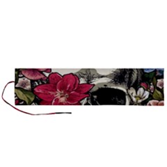 Skull Flowers American Native Dream Catcher Legend Roll Up Canvas Pencil Holder (l) by Bedest