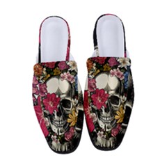 Skull Flowers American Native Dream Catcher Legend Women s Classic Backless Heels