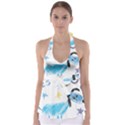 It s a boy Tie Back Tankini Top View1