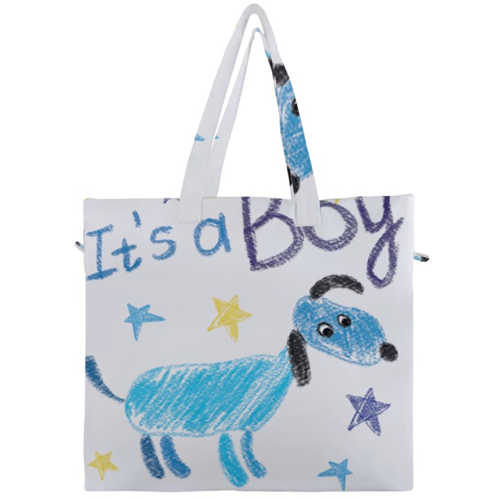 It s a boy Canvas Travel Bag