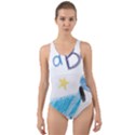 It s a boy Cut-Out Back One Piece Swimsuit View1