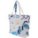 It s a boy Zip Up Canvas Bag View1