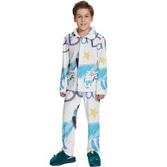 It s A Boy Kids  Long Sleeve Velvet Pajamas Set by morgunovaart