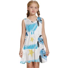 It s A Boy Kids  Sleeveless Tiered Mini Dress by morgunovaart