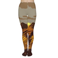 Scotland Monti Mountains Mountain Tights by Cendanart