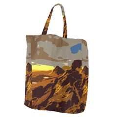 Scotland Monti Mountains Mountain Giant Grocery Tote by Cendanart