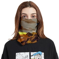 Scotland Monti Mountains Mountain Face Covering Bandana (two Sides) by Cendanart