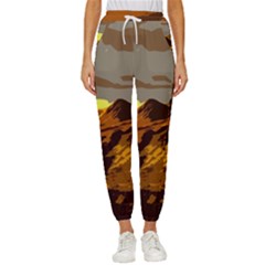 Scotland Monti Mountains Mountain Women s Cropped Drawstring Pants by Cendanart