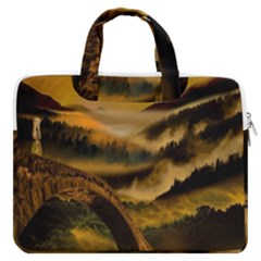 Bridge Of Regret Macbook Pro 13  Double Pocket Laptop Bag by Cendanart