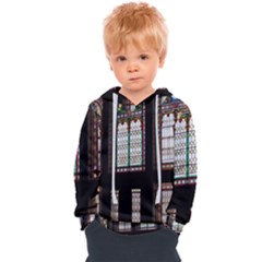 Stained Glass Window Krotoszyn Kids  Overhead Hoodie by Cendanart