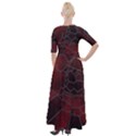 Mosaic Glass Glass Mosaic Colorful Half Sleeves Maxi Dress View2