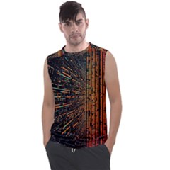 Data Abstract Abstract Background Background Men s Regular Tank Top by Cendanart