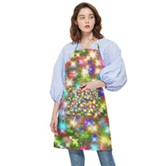 Star Colorful Christmas Abstract Pocket Apron