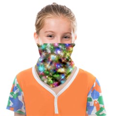 Star Colorful Christmas Abstract Face Covering Bandana (kids)