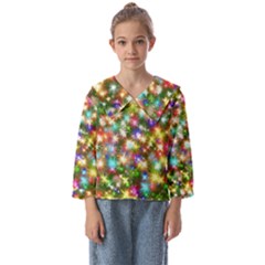 Star Colorful Christmas Abstract Kids  Sailor Shirt