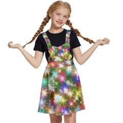 Star Colorful Christmas Abstract Kids  Apron Dress