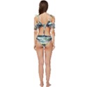 Psychedelic Art Ruffle Edge Tie Up Bikini Set	 View4