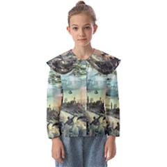 Psychedelic Art Kids  Peter Pan Collar Blouse by Bedest