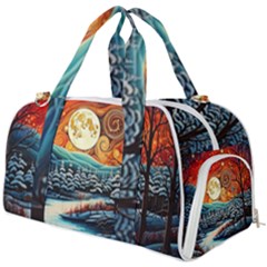 Winter Wonderland Landscape Nature Burner Gym Duffel Bag