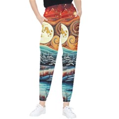 Winter Wonderland Landscape Nature Women s Tapered Pants