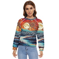 Winter Wonderland Landscape Nature Women s Long Sleeve Raglan T-shirt