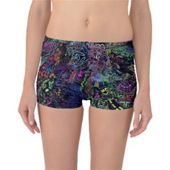 Psychodelic Absract Boyleg Bikini Bottoms by Bedest