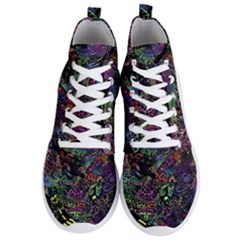 Psychodelic Absract Men s Lightweight High Top Sneakers by Bedest