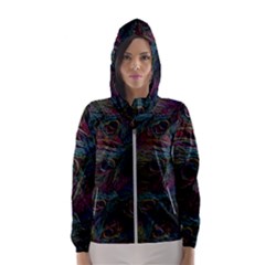 Star Galaxy Chrismas Xmas Ugly Women s Hooded Windbreaker