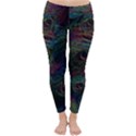 Peacock Feather Paradise Classic Winter Leggings View1