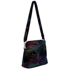 Star Galaxy Chrismas Xmas Ugly Zipper Messenger Bag