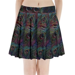 Star Galaxy Chrismas Xmas Ugly Pleated Mini Skirt