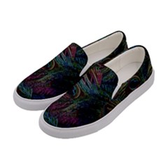 Star Galaxy Chrismas Xmas Ugly Women s Canvas Slip Ons