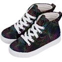 Peacock Feather Paradise Kids  Hi-Top Skate Sneakers View2