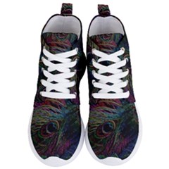 Star Galaxy Chrismas Xmas Ugly Women s Lightweight High Top Sneakers