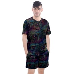 Star Galaxy Chrismas Xmas Ugly Men s Mesh T-shirt And Shorts Set