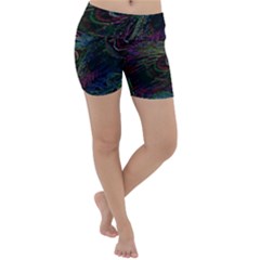 Star Galaxy Chrismas Xmas Ugly Lightweight Velour Yoga Shorts