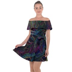 Star Galaxy Chrismas Xmas Ugly Off Shoulder Velour Dress