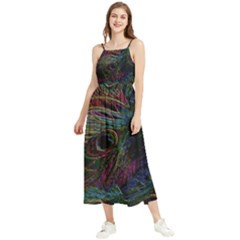 Star Galaxy Chrismas Xmas Ugly Boho Sleeveless Summer Dress