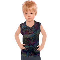 Star Galaxy Chrismas Xmas Ugly Kids  Sport Tank Top