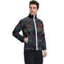 Peacock Feather Paradise Men s Bomber Jacket View2