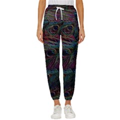 Star Galaxy Chrismas Xmas Ugly Women s Cropped Drawstring Pants