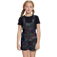 Star Galaxy Chrismas Xmas Ugly Kids  Short Overalls