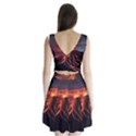 Volcanic Eruption Split Back Mini Dress  View2